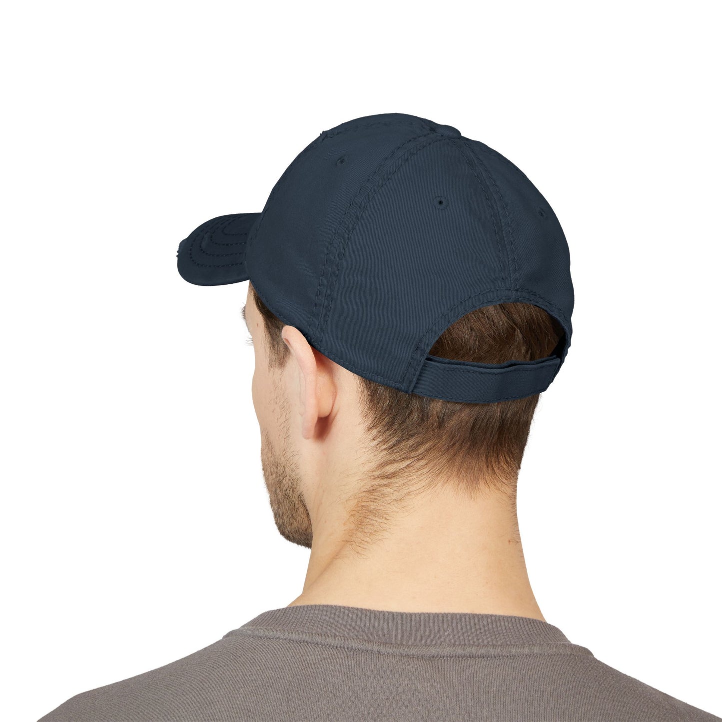 Bar Bushido Distressed Dad Hat (Embroidery) - Words Logo