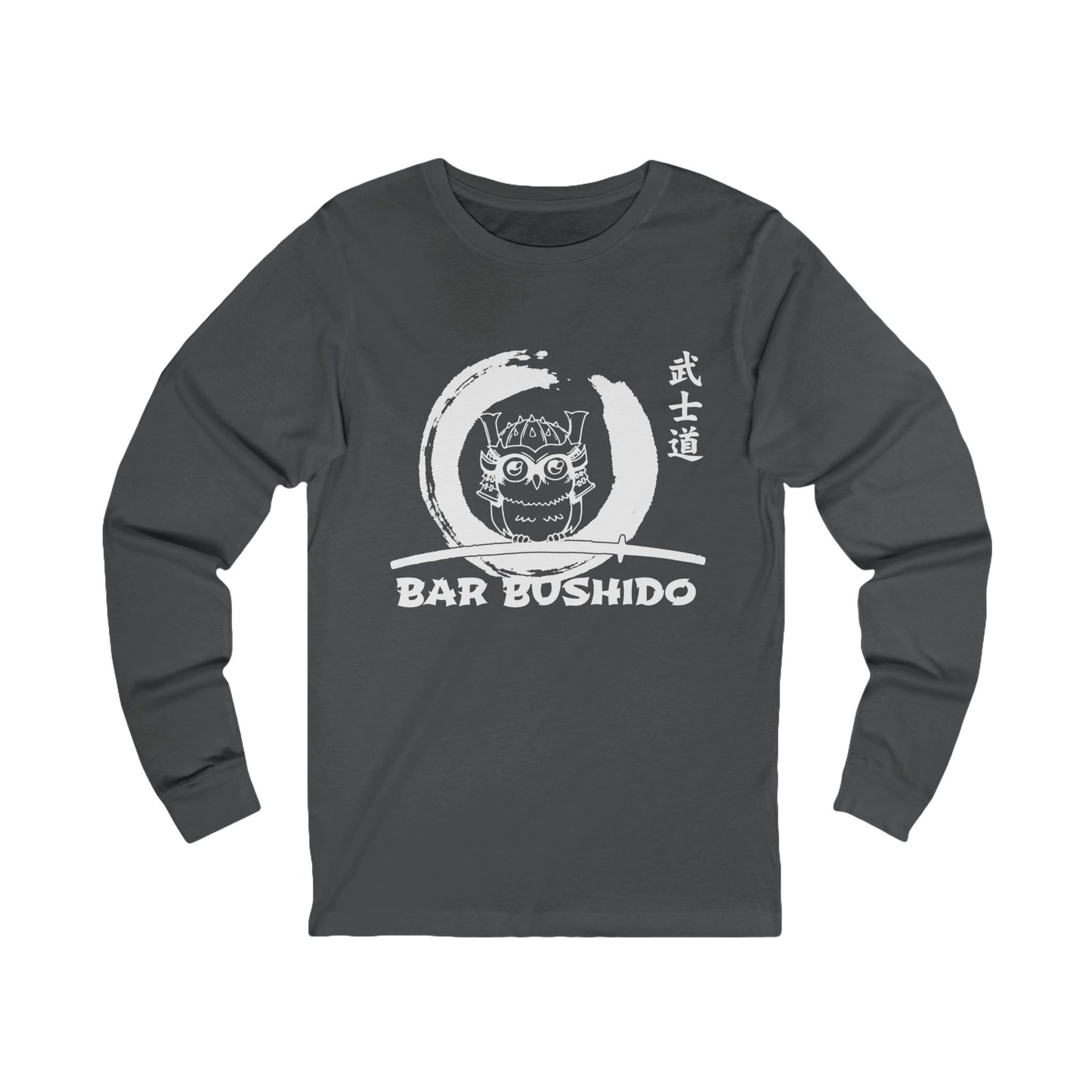 Bar Bushido Unisex Jersey Long Sleeve Tee - Bushido Colored Logo