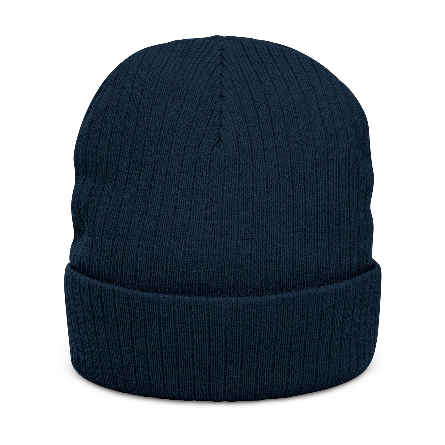 Bar Bushido Ribbed Knit Beanie - Embroidery Word Logo