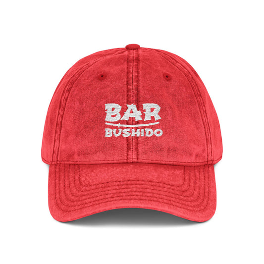 Bar Bushido Vintage Cap - Embroidery Word Logo