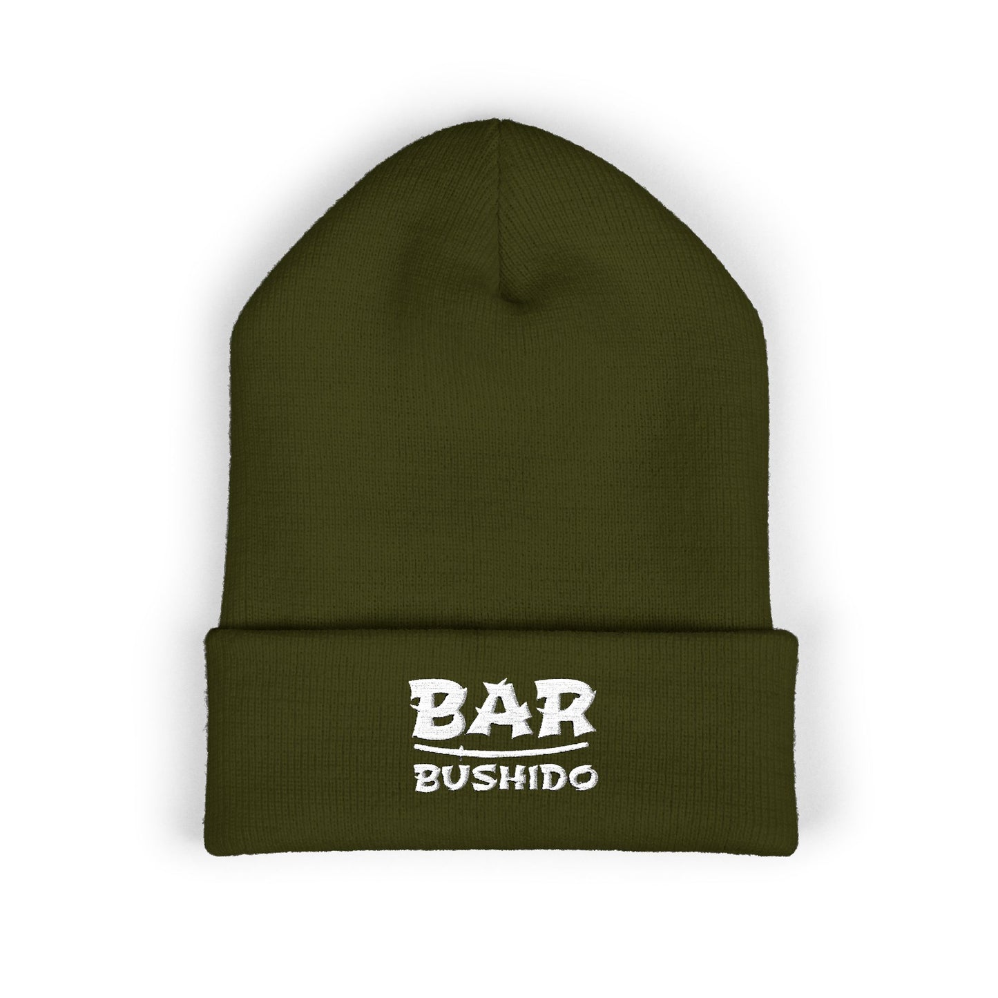 Bar Bushido Classic Cuffed Beanie - Embroidery Word Logo