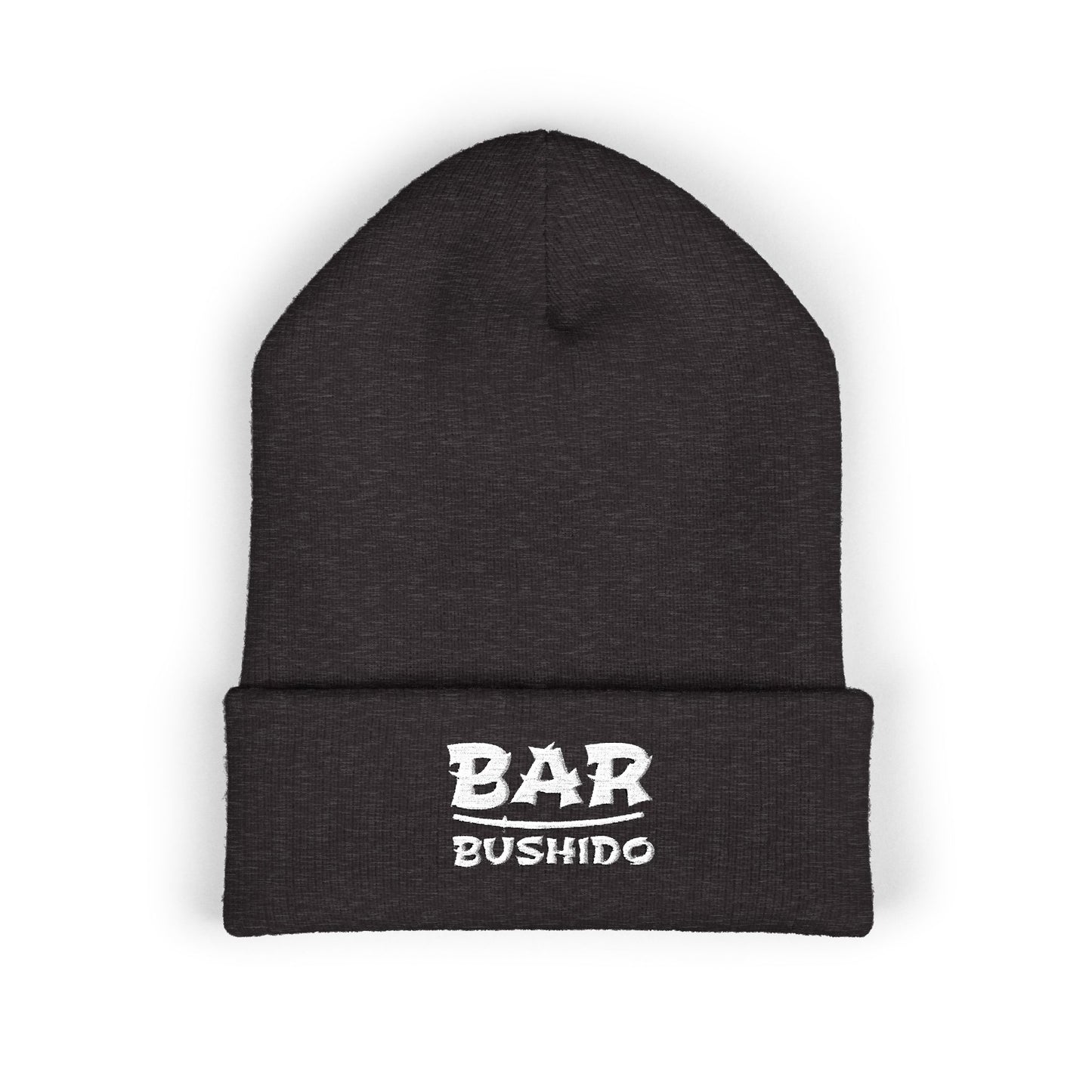 Bar Bushido Classic Cuffed Beanie - Embroidery Word Logo