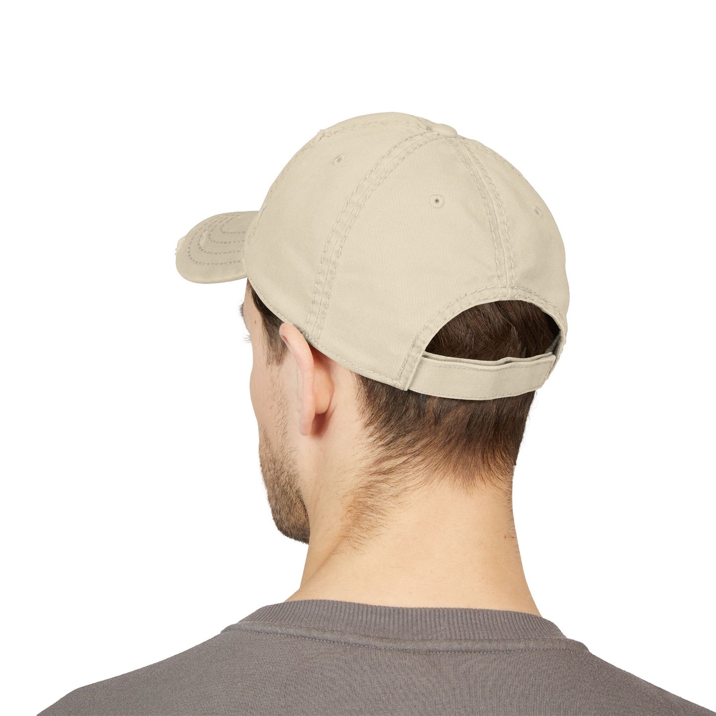 Bar Bushido Distressed Dad Hat (Embroidery) - Words Logo
