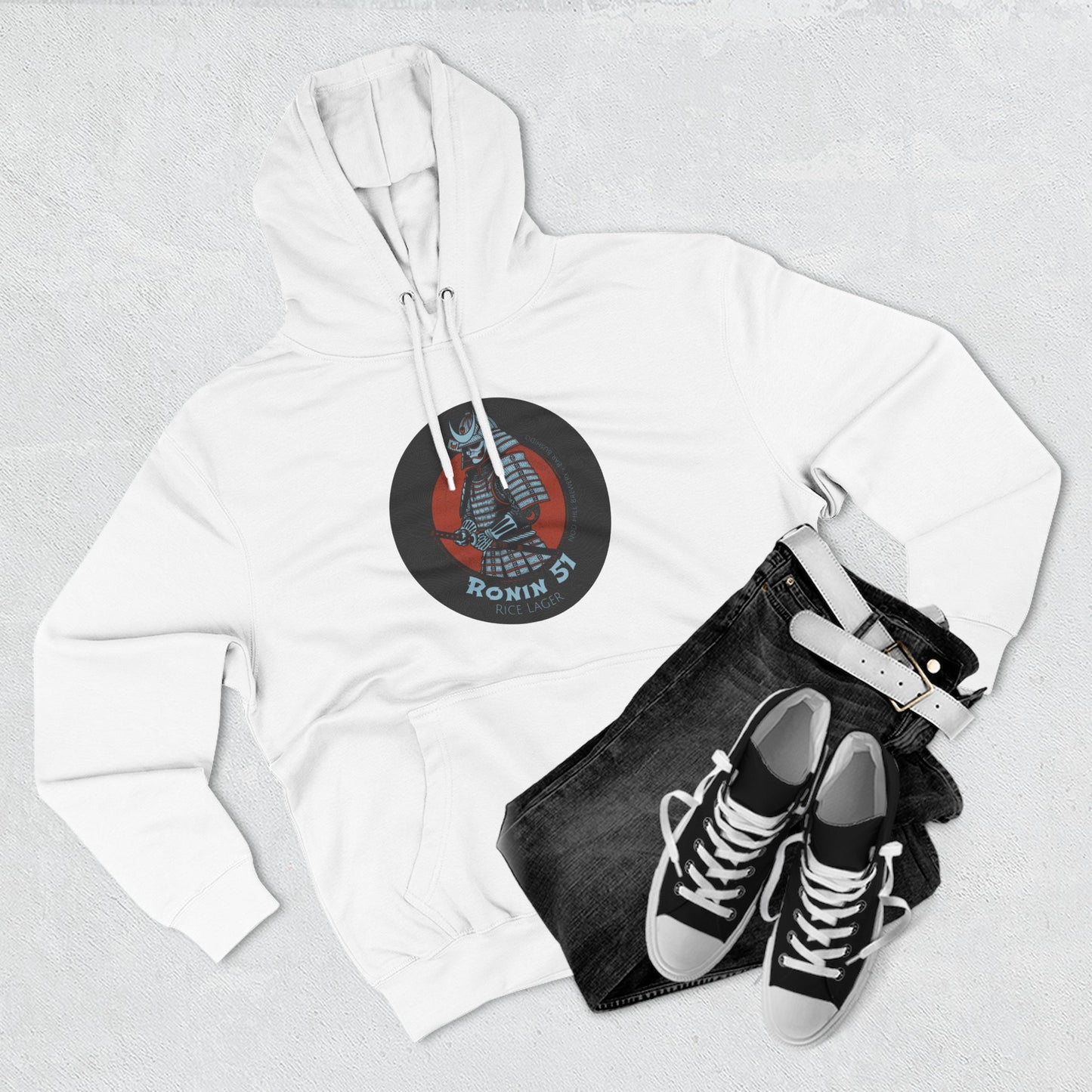 Bar Bushido Unisex Heavy Cotton Hoodie - Ronin Logo
