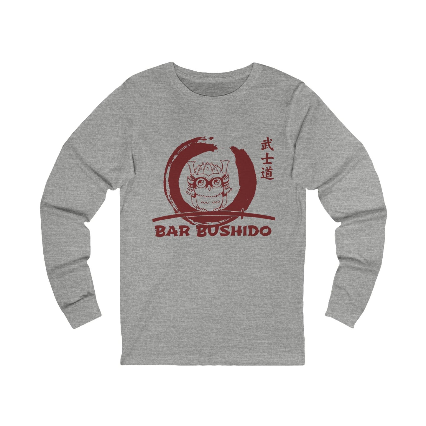 Bar Bushido Unisex Jersey Long Sleeve Tee - Bushido Colored Logo