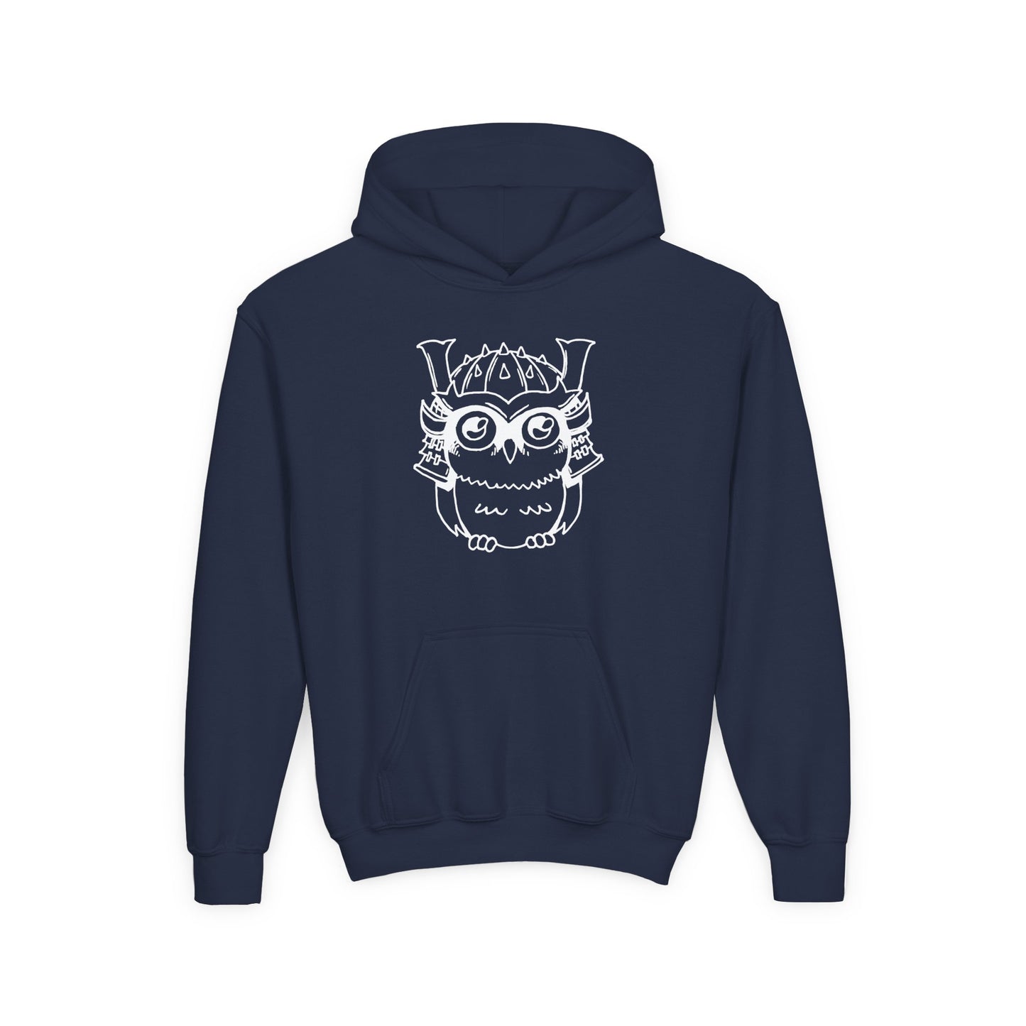 Bar Bushido Youth Cotton Hoodie - Owl Sketch Logo