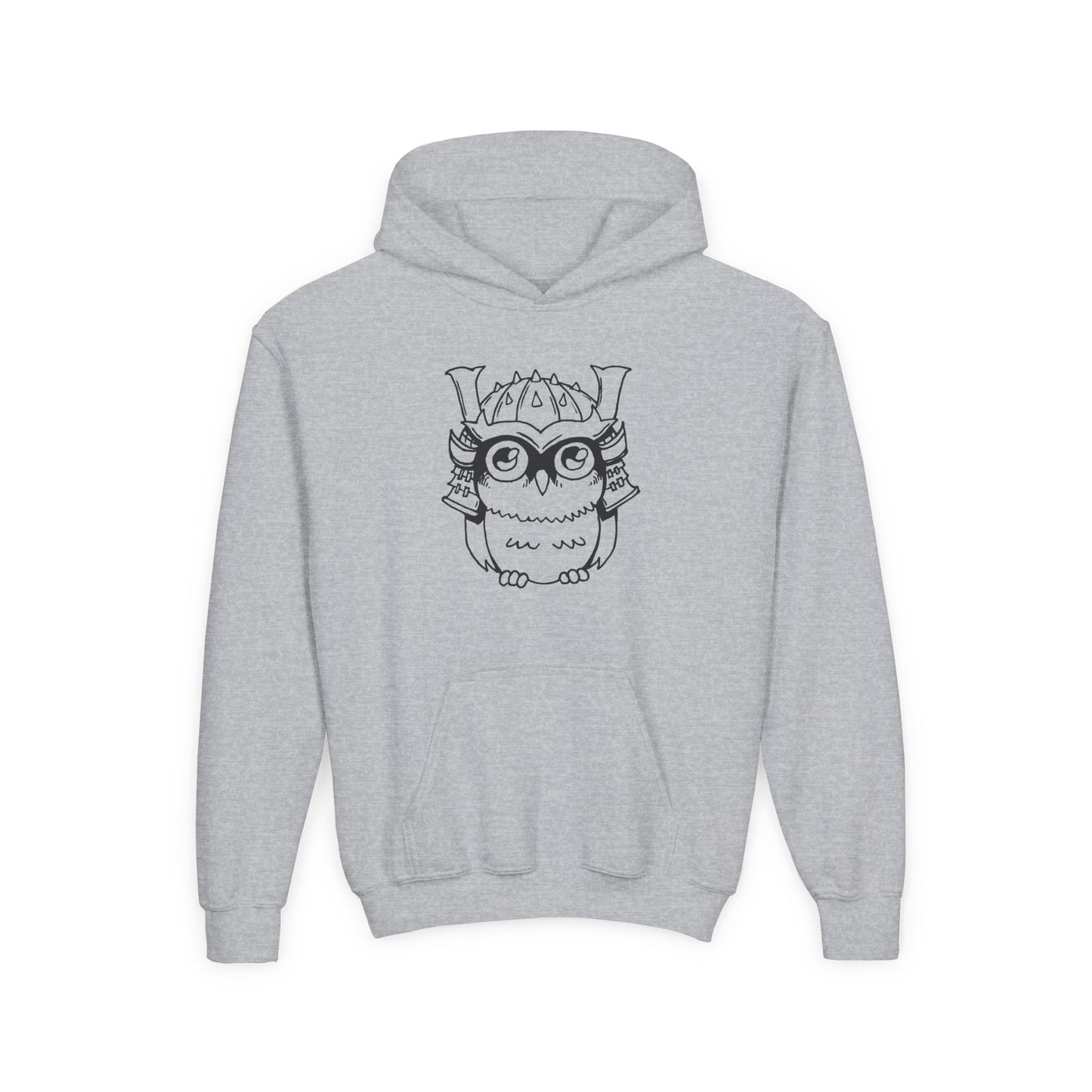 Bar Bushido Youth Cotton Hoodie - Owl Sketch Logo
