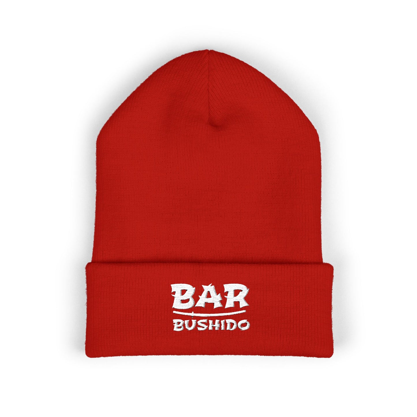Bar Bushido Classic Cuffed Beanie - Embroidery Word Logo