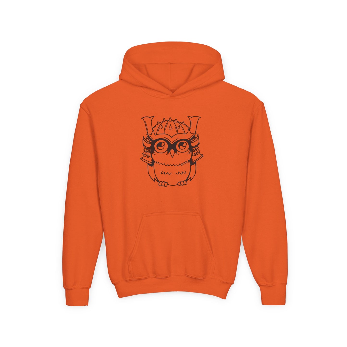 Bar Bushido Youth Cotton Hoodie - Owl Sketch Logo