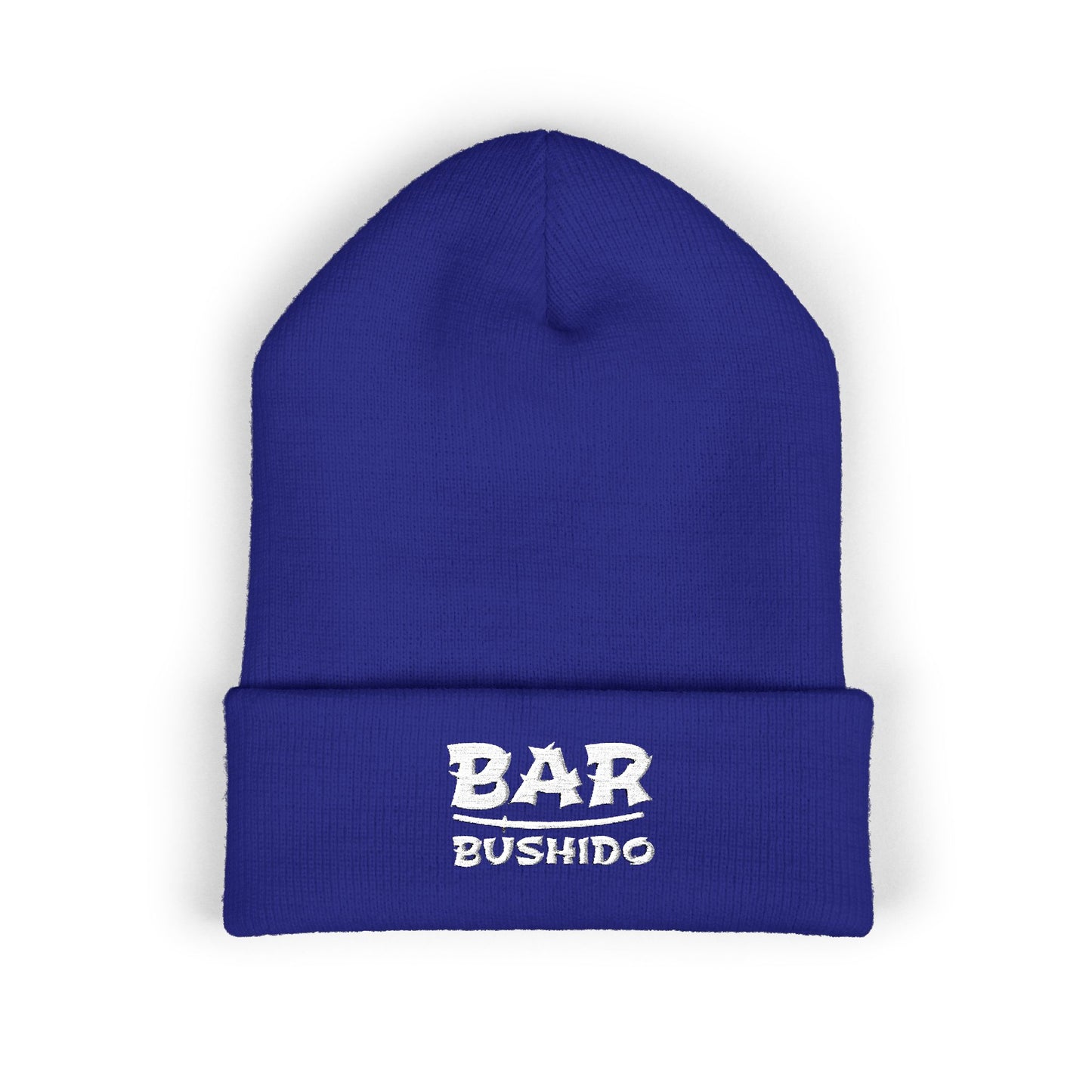 Bar Bushido Classic Cuffed Beanie - Embroidery Word Logo
