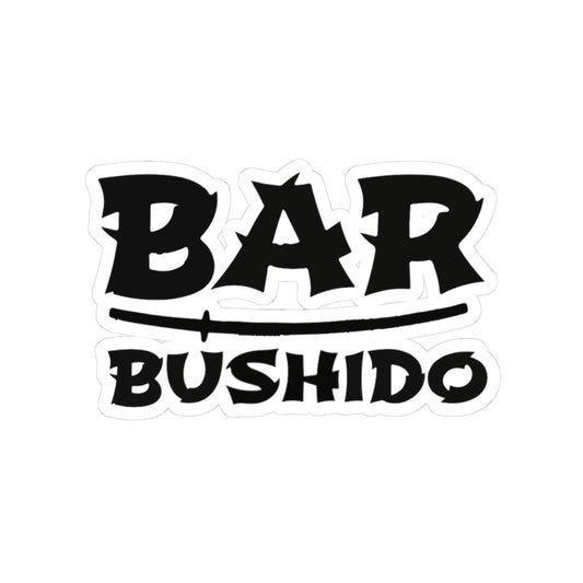 Bar Bushido Vinyl Sticker - Word Logo