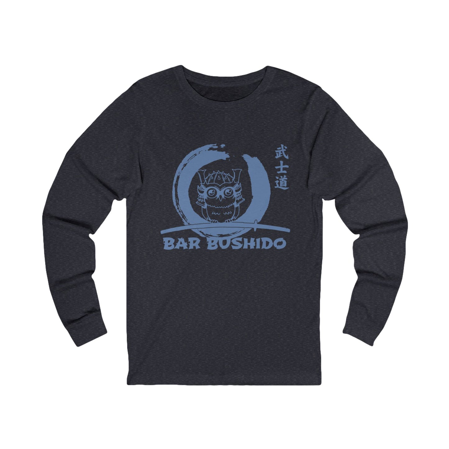 Bar Bushido Unisex Jersey Long Sleeve Tee - Bushido Colored Logo