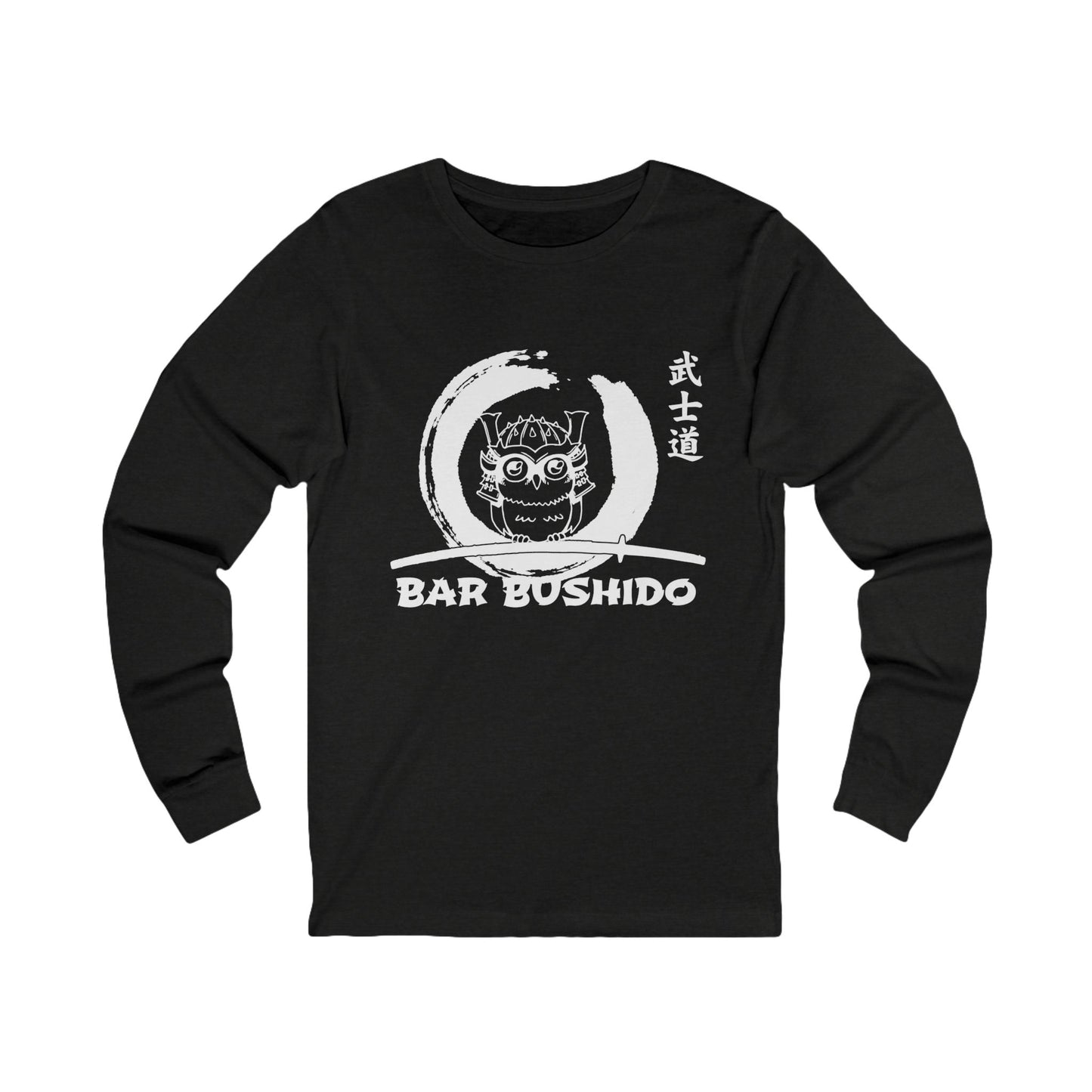 Bar Bushido Unisex Jersey Long Sleeve Tee - Bushido Colored Logo