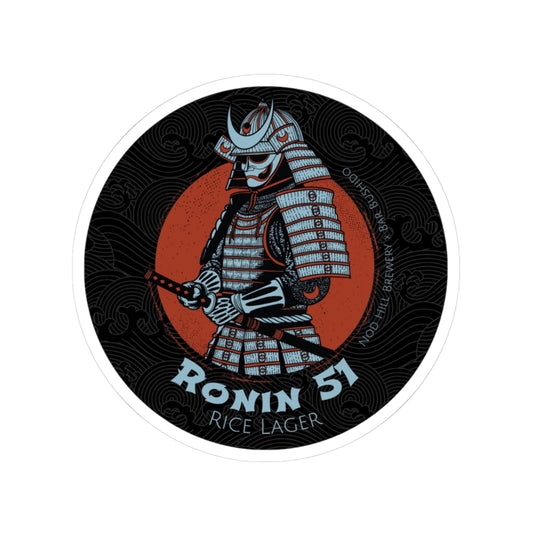 Bar Bushido Vinyl Sticker - Ronin Logo