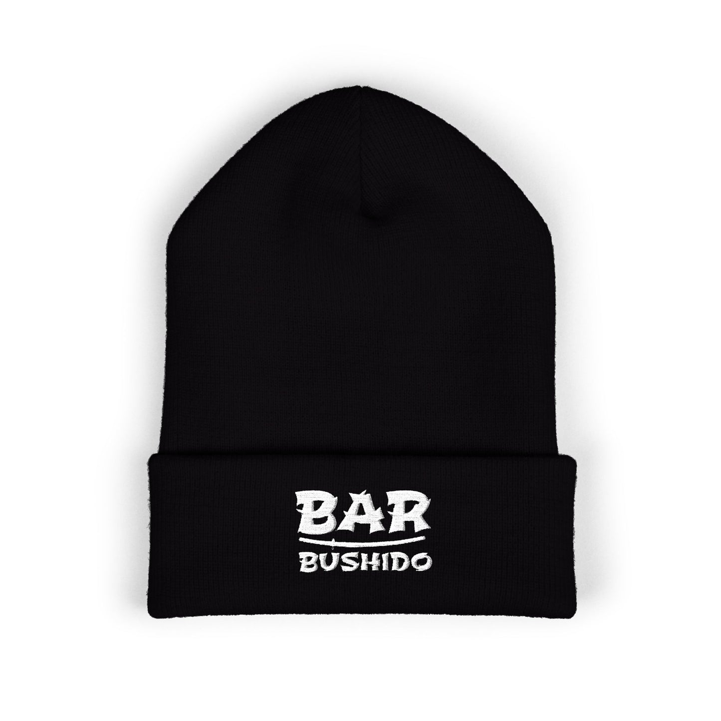 Bar Bushido Classic Cuffed Beanie - Embroidery Word Logo