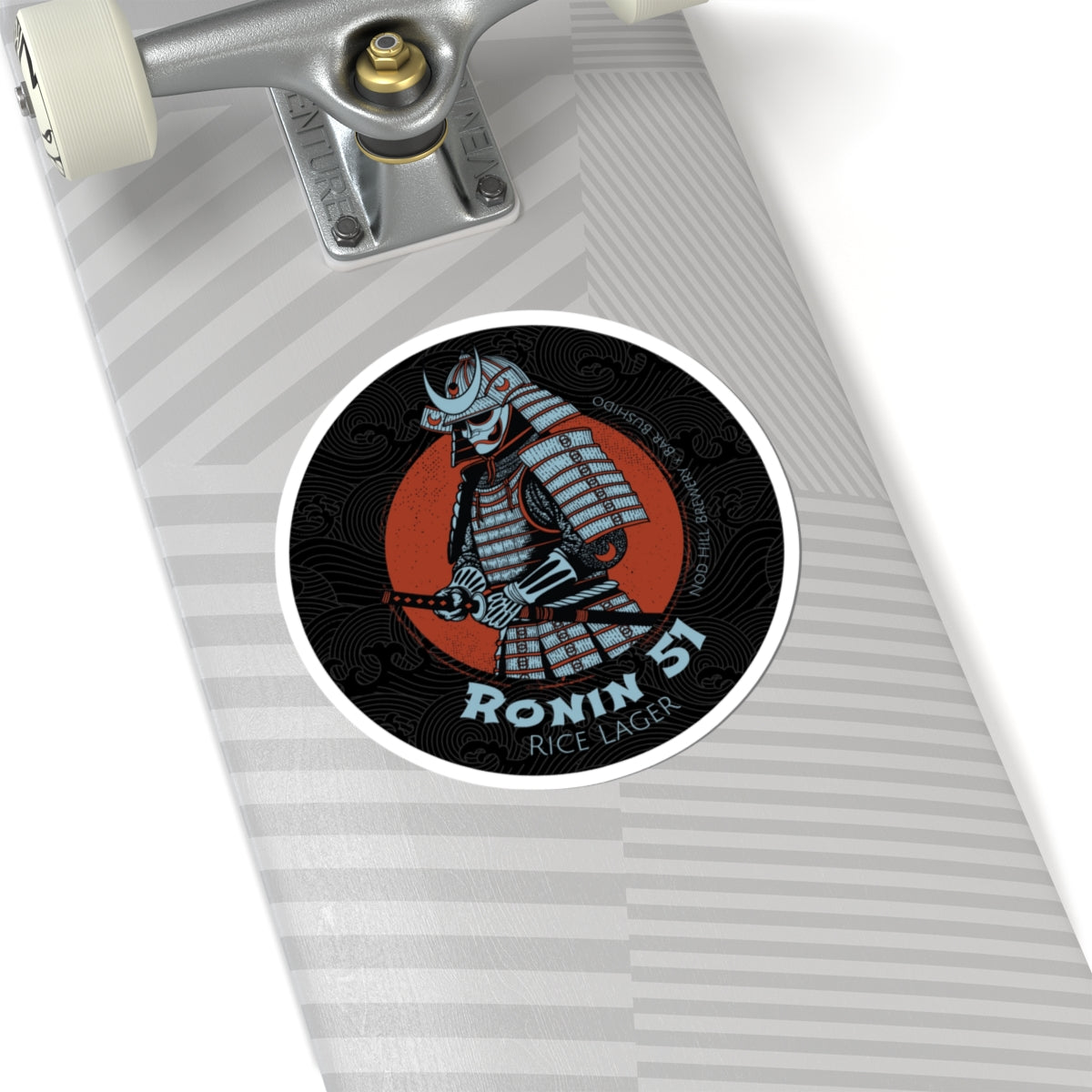 Bar Bushido Vinyl Sticker - Ronin Logo
