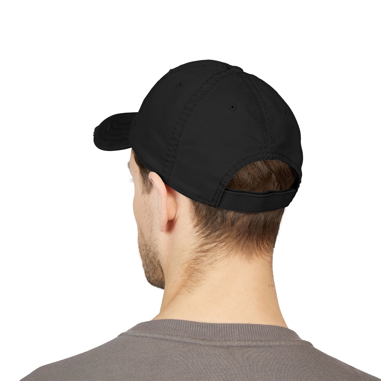 Bar Bushido Distressed Dad Hat (Embroidery) - Words Logo