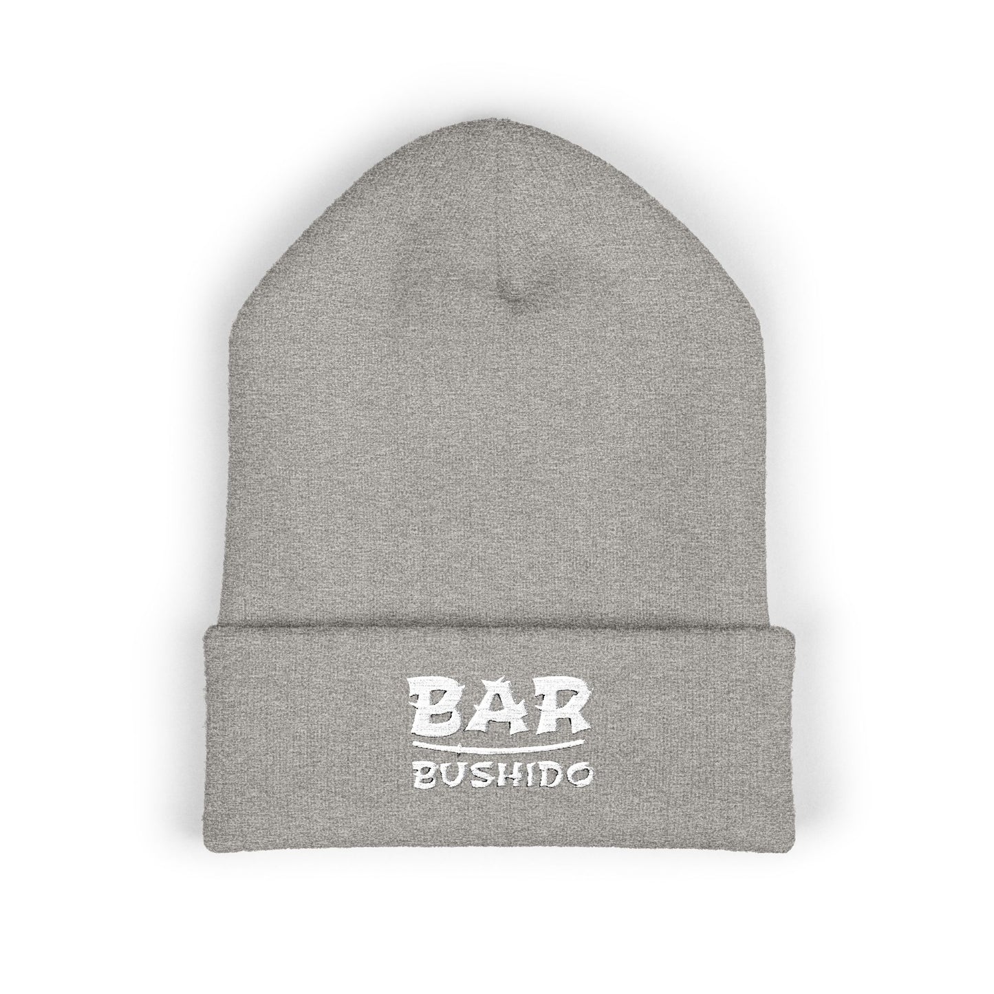 Bar Bushido Classic Cuffed Beanie - Embroidery Word Logo